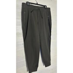 Aletha Headlands Hydro Trek Joggers, women’s size 12P. Army green khaki.